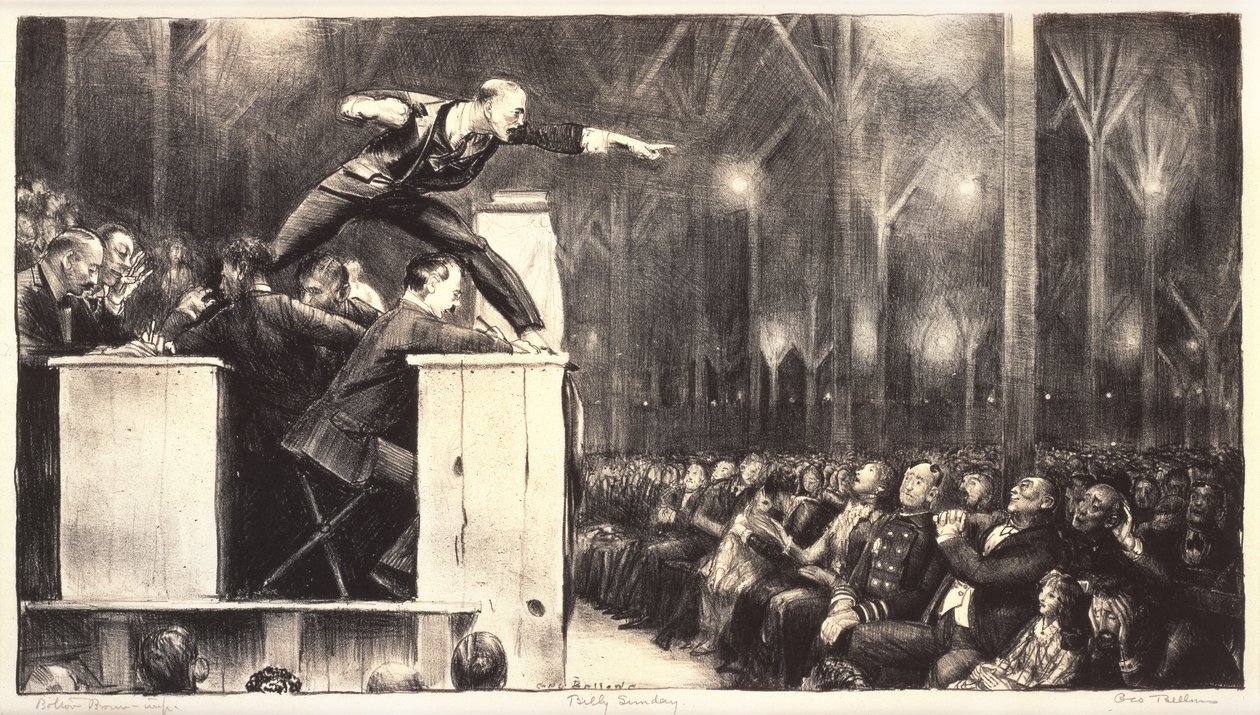 Billy Sunday, 1923 de George Wesley Bellows