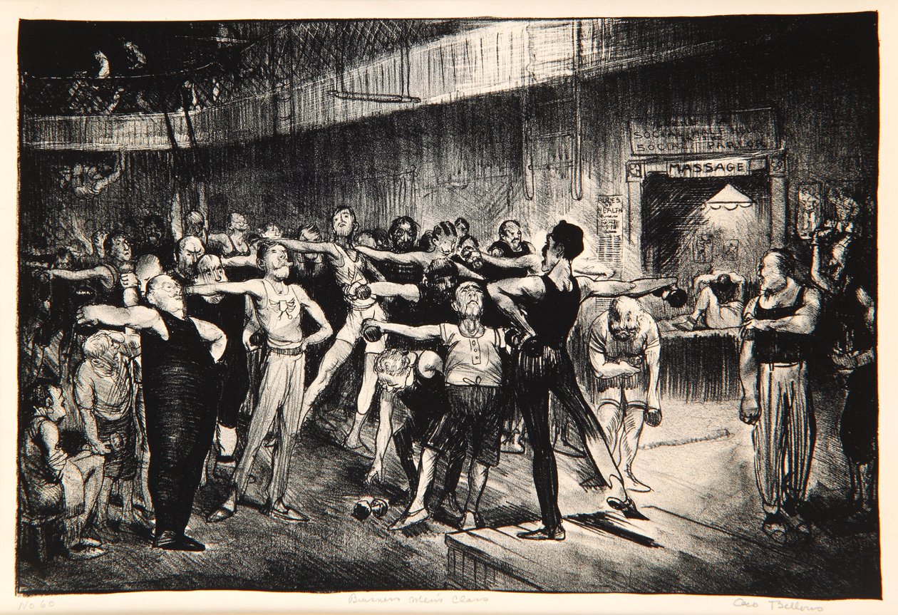 Clase de hombres de negocios, 1916 de George Wesley Bellows