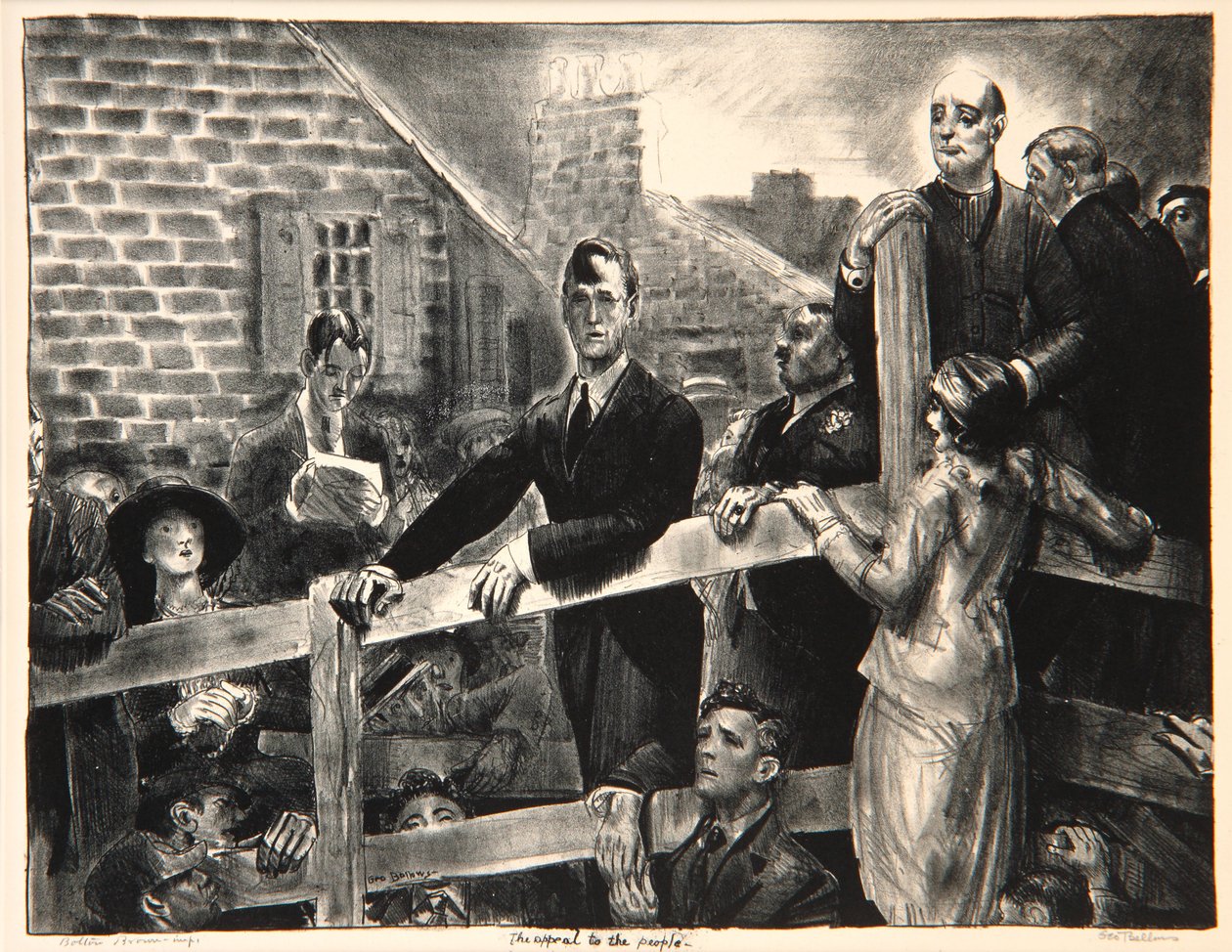 El Llamado al Pueblo, 1923-24 de George Wesley Bellows
