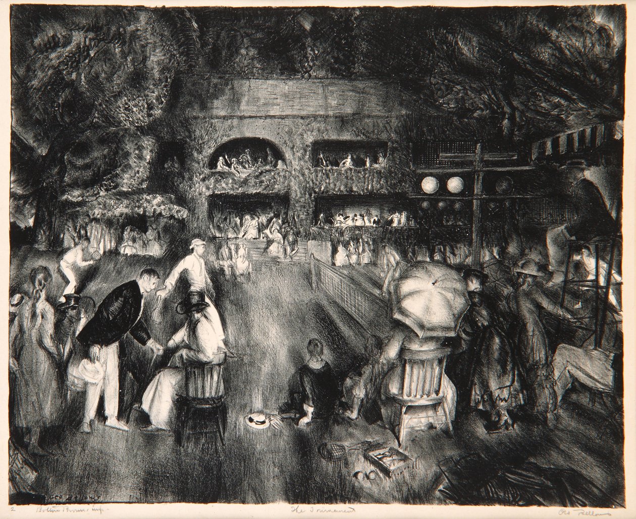 El torneo, 1920 de George Wesley Bellows