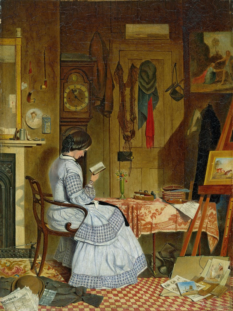 Esperando al artista, 1859 de George Winchester