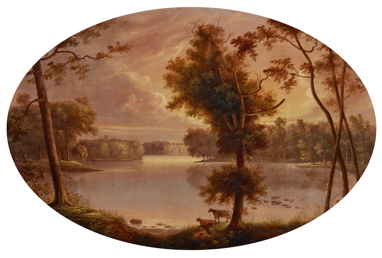 Paisaje (probablemente cerca de Lafayette, Indiana) de George Winter