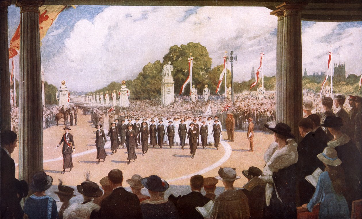 La procesión de la paz en Londres de George (after) Harcourt