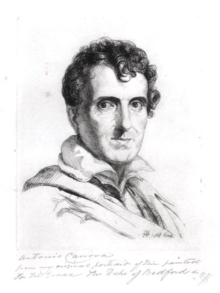 Retrato de Antonio Canova (1757-1822) 1817 de George (after) Hayter