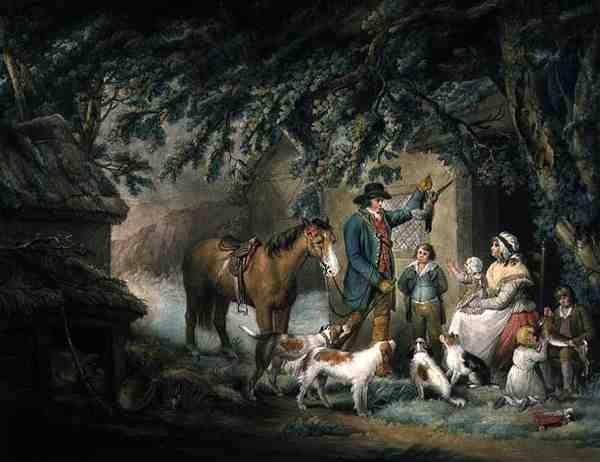 Tarde, o El Regreso del Deportista de George (after) Morland