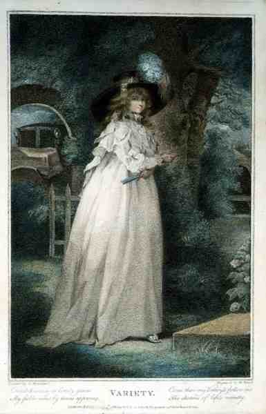 Variedad, grabado por William Ward, pub. por W. Dickinson de George (after) Morland