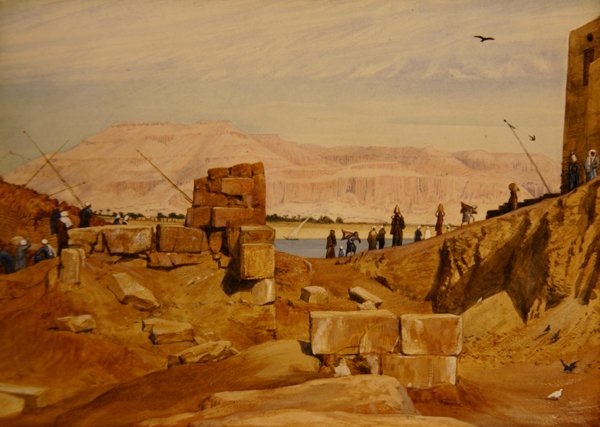 Figuras Trabajando, Luxor de George 9th Earl of Carlisle Howard