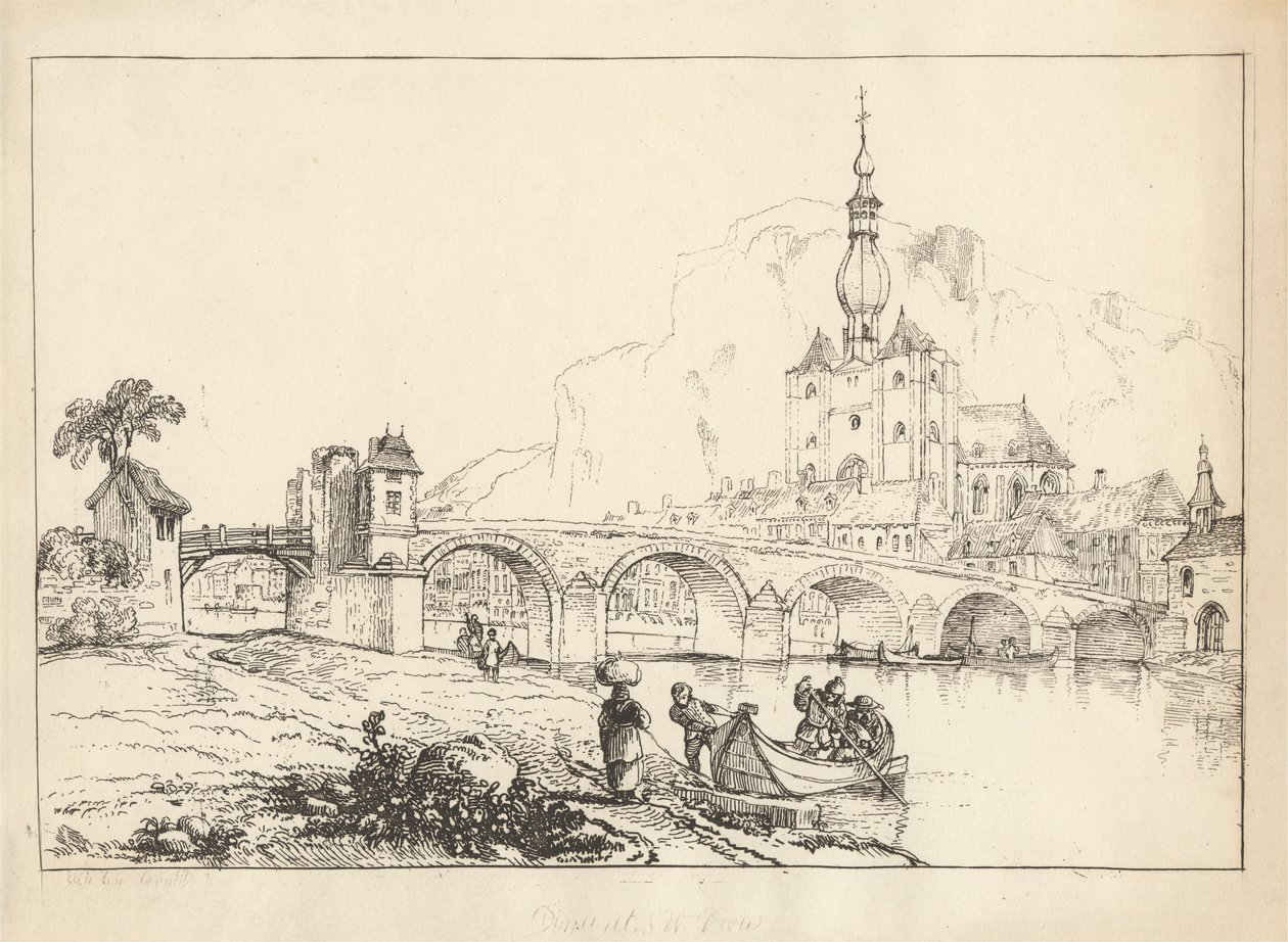 Dinant, nº 1: Vista suroeste de George Arnald