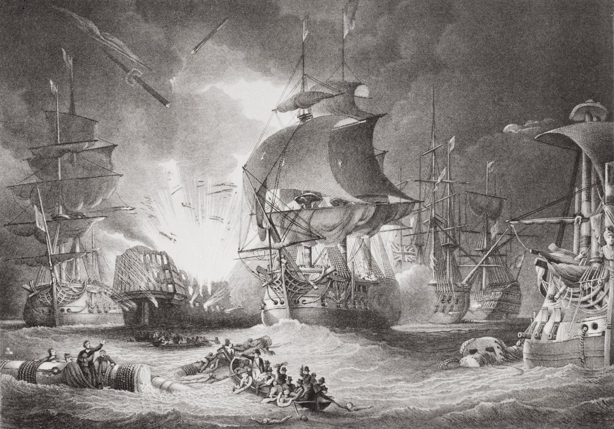 La Batalla del Nilo, 1 de agosto de 1798, de 