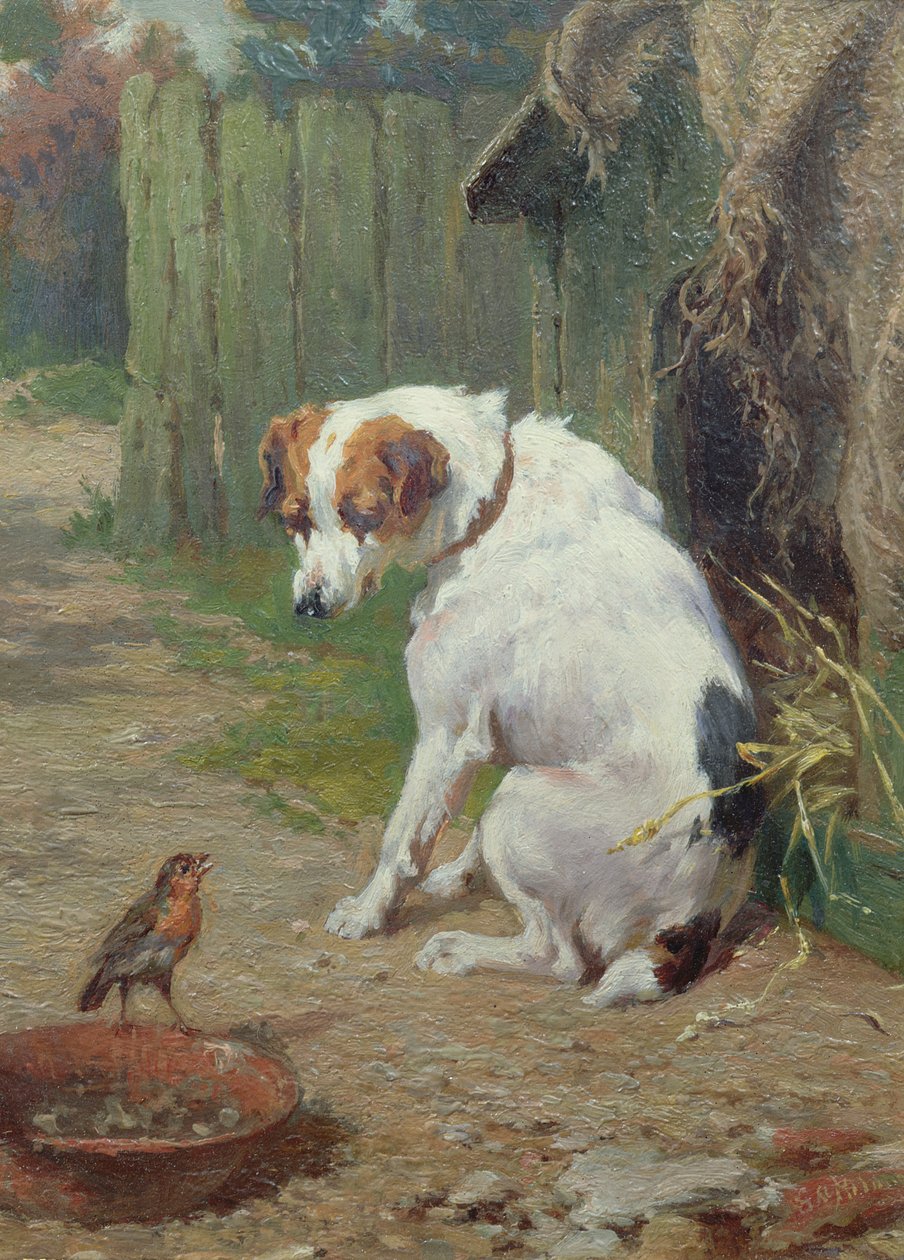 Un visitante bienvenido de George Augustus Holmes