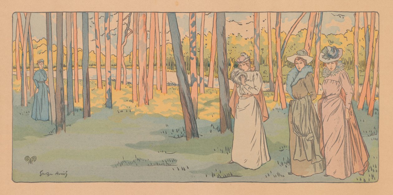 Paseo por el bosque de George Auriol