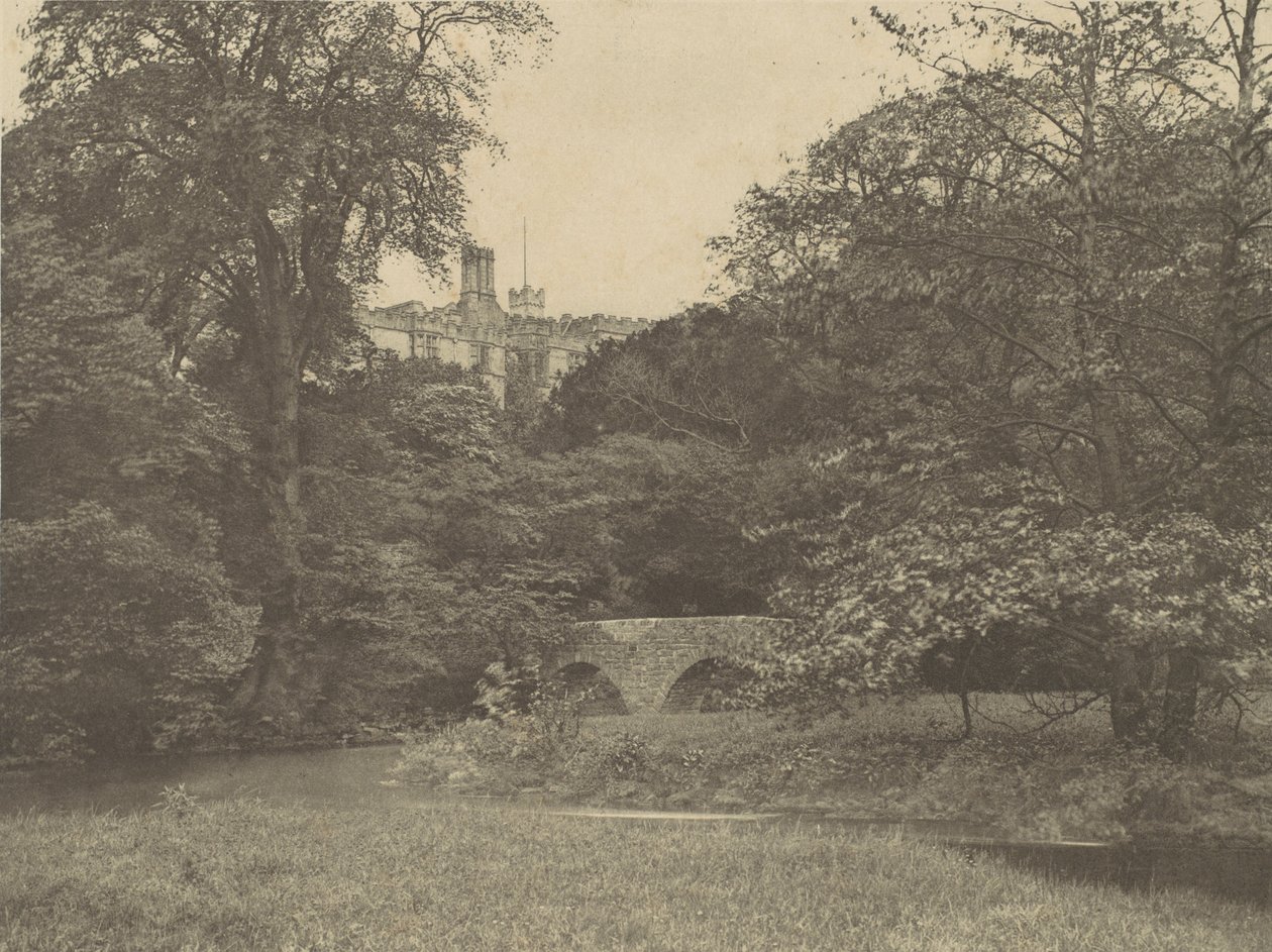 Puente de Lady Dorothy, Haddon Hall, 1888 de George Bankart