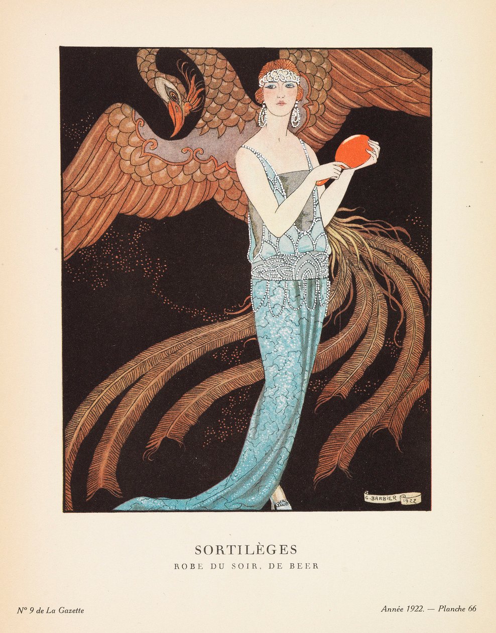 Gazette du Bon Ton, 1922 de George Barbier