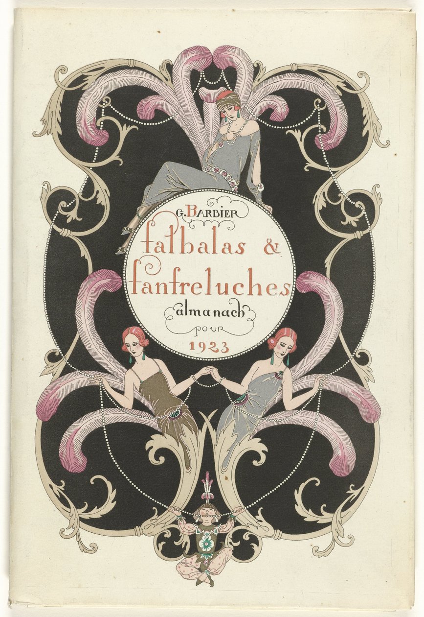 La revista de moda como tentación
Falbalas y Fanfreluches, Almanach des Modes présentes, passées & futures pour 1923, 2e année de George Barbier