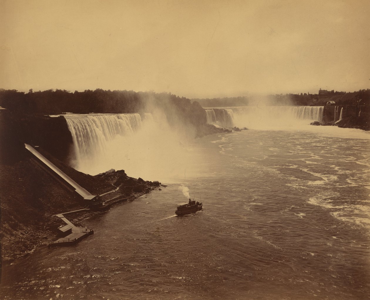 Cataratas del Niágara,c. 1890 (foto) de George Barker