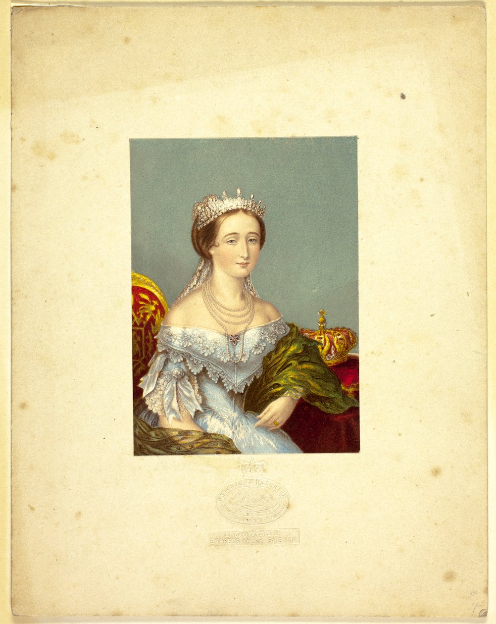 Eugenia, emperatriz de los franceses de George Baxter