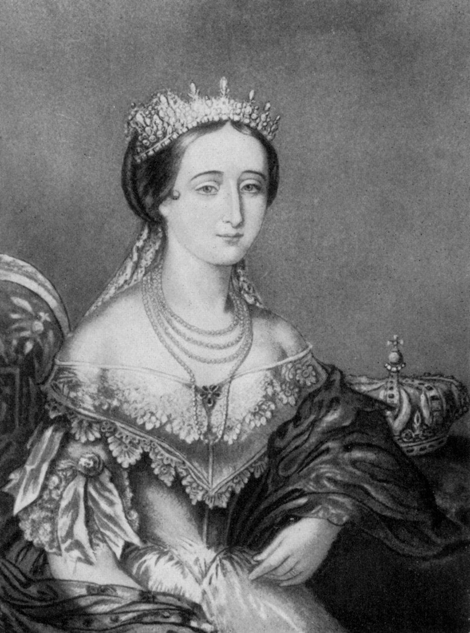 Eugenia de Montijo, emperatriz consorte de Francia de George Baxter