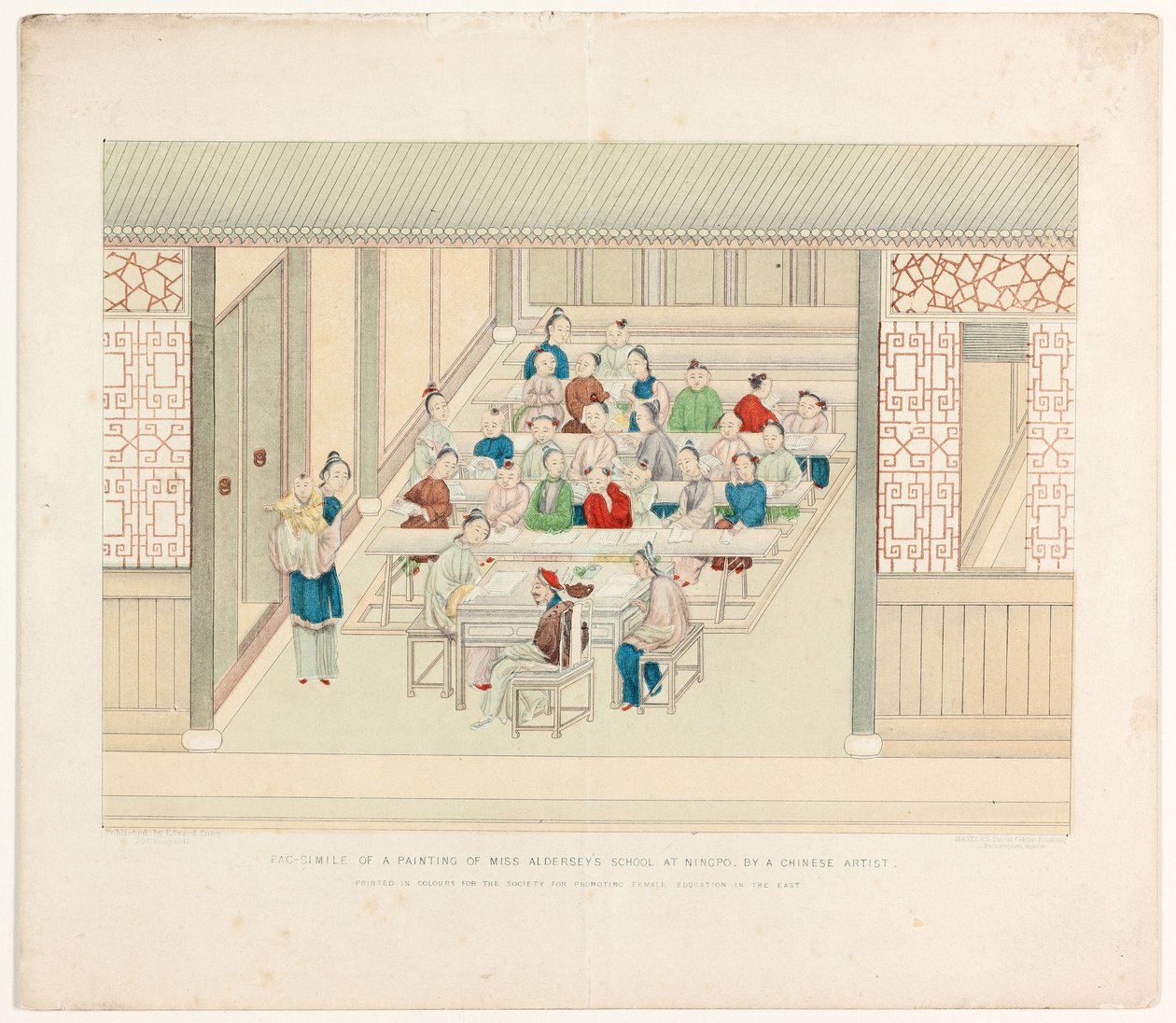 El colegio de la señorita Aldersey en Ningbo de George Baxter