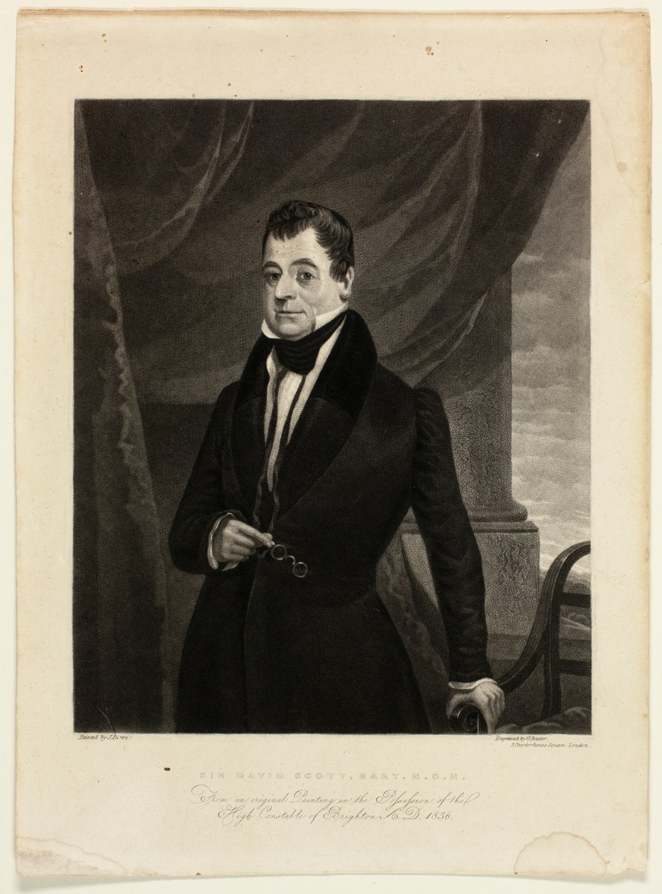 Sir David Scott, Bart., K.G.H. de George Baxter