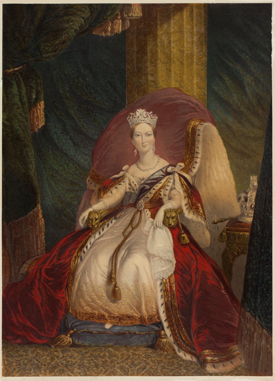 Victoria, Reina de Gran Bretaña, India, etc. de George Baxter