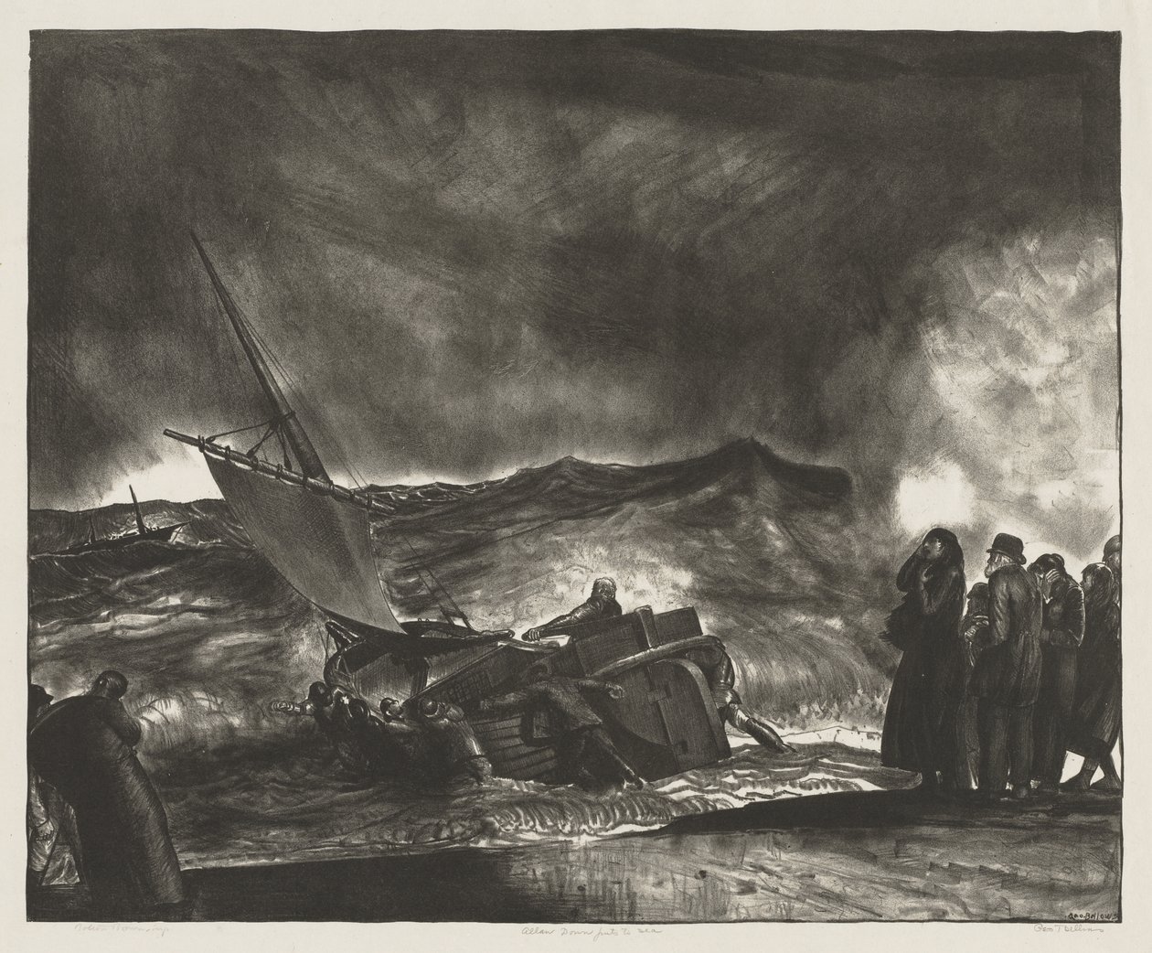 Allan Donn zarpa de George Bellows