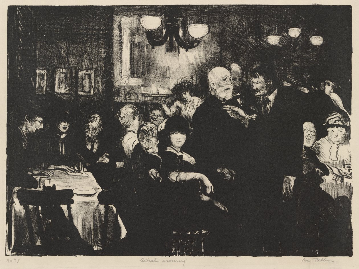 Velada de artistas de George Bellows