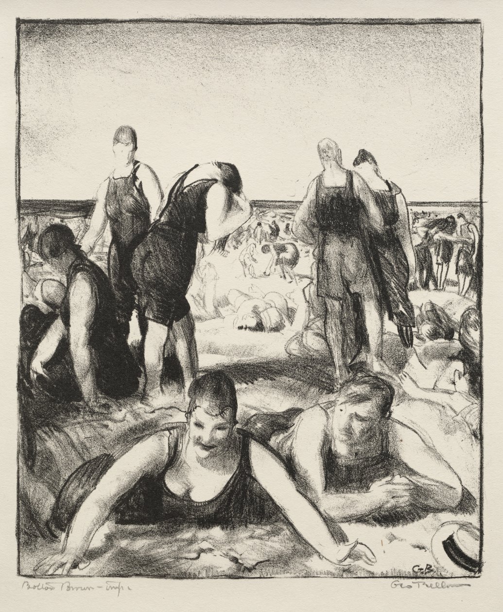 Playa apta para el baño de George Bellows