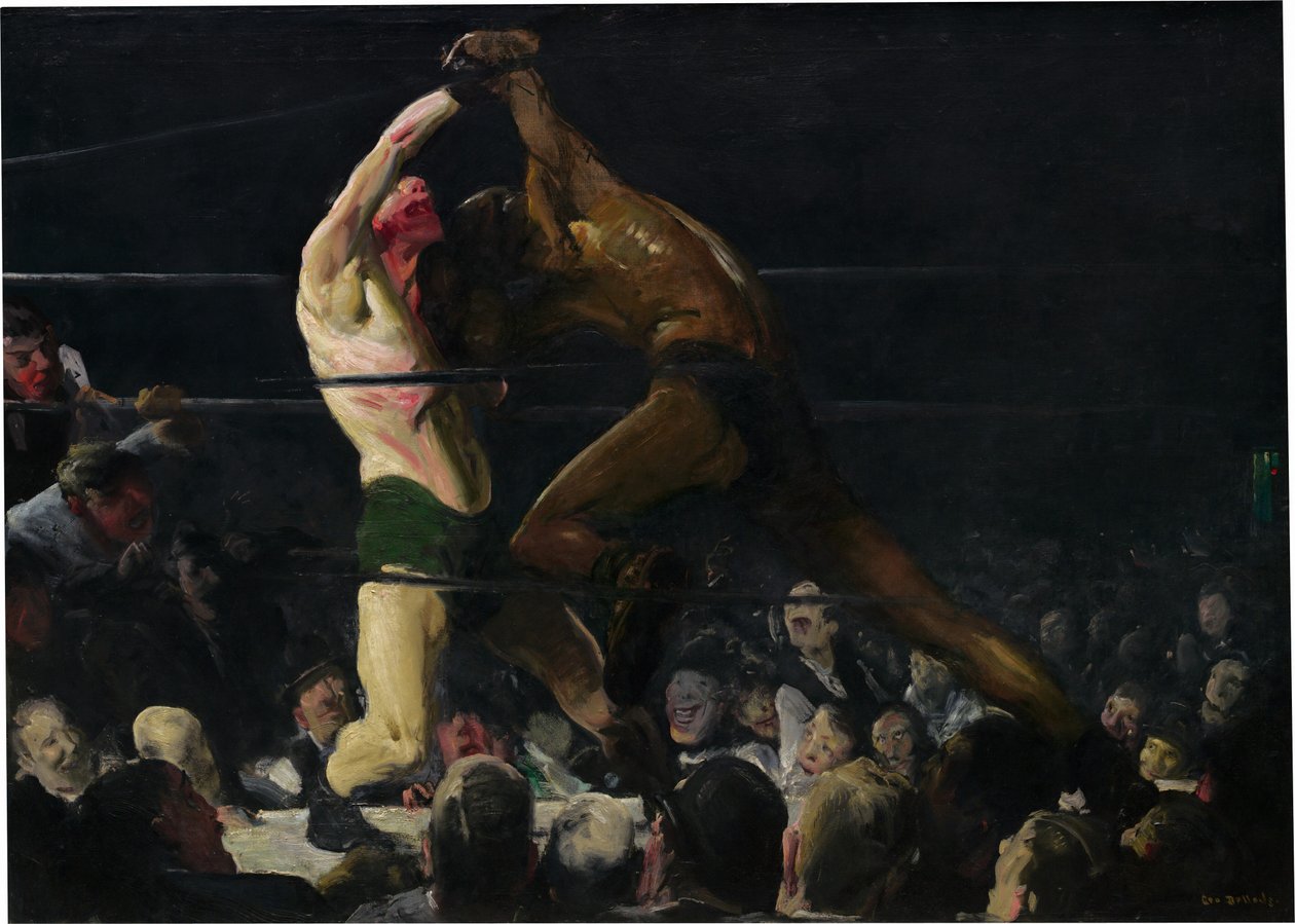 Ambos miembros de este club de George Bellows