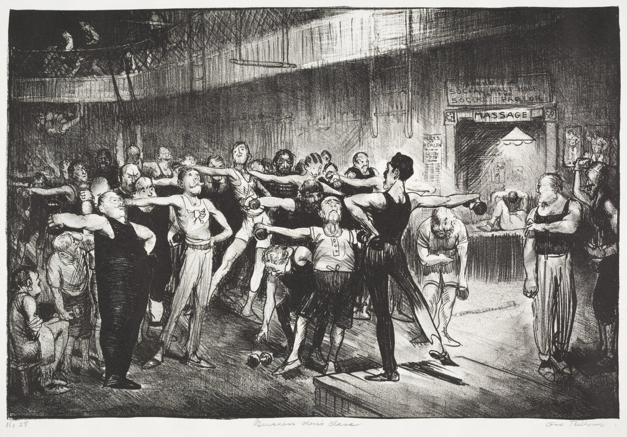 Clase para hombres de negocios de George Bellows