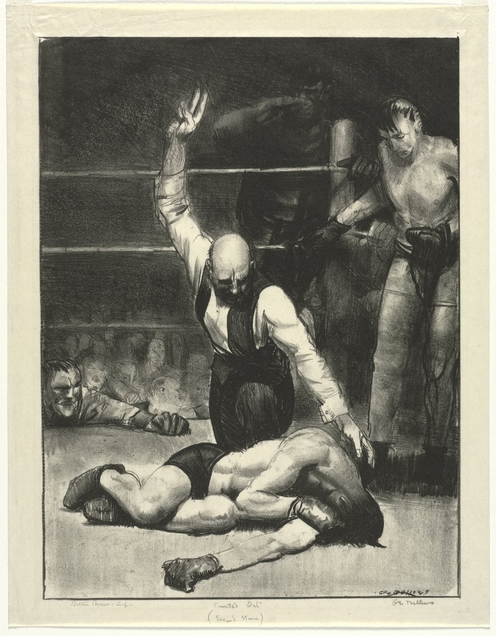 «Counted Out», «Second Stone» de George Bellows