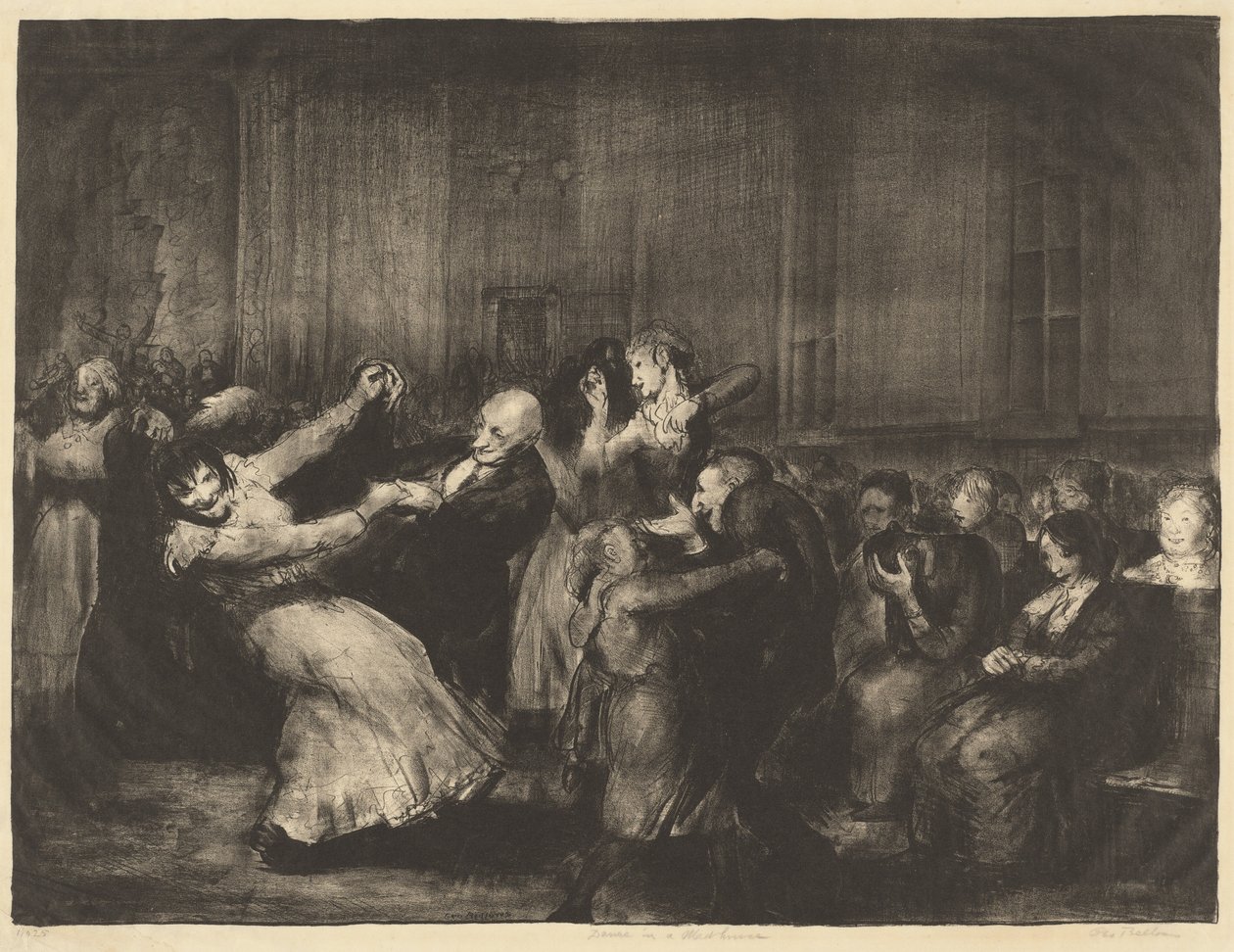 Baile en un manicomio de George Bellows