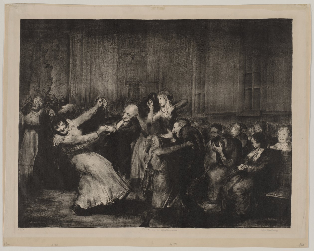 Baile en un manicomio de George Bellows