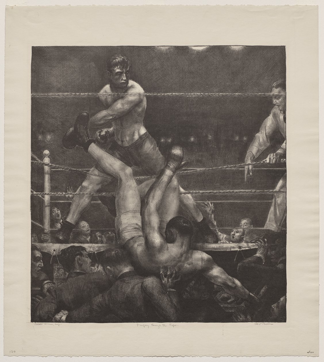 Dempsey entre las cuerdas de George Bellows