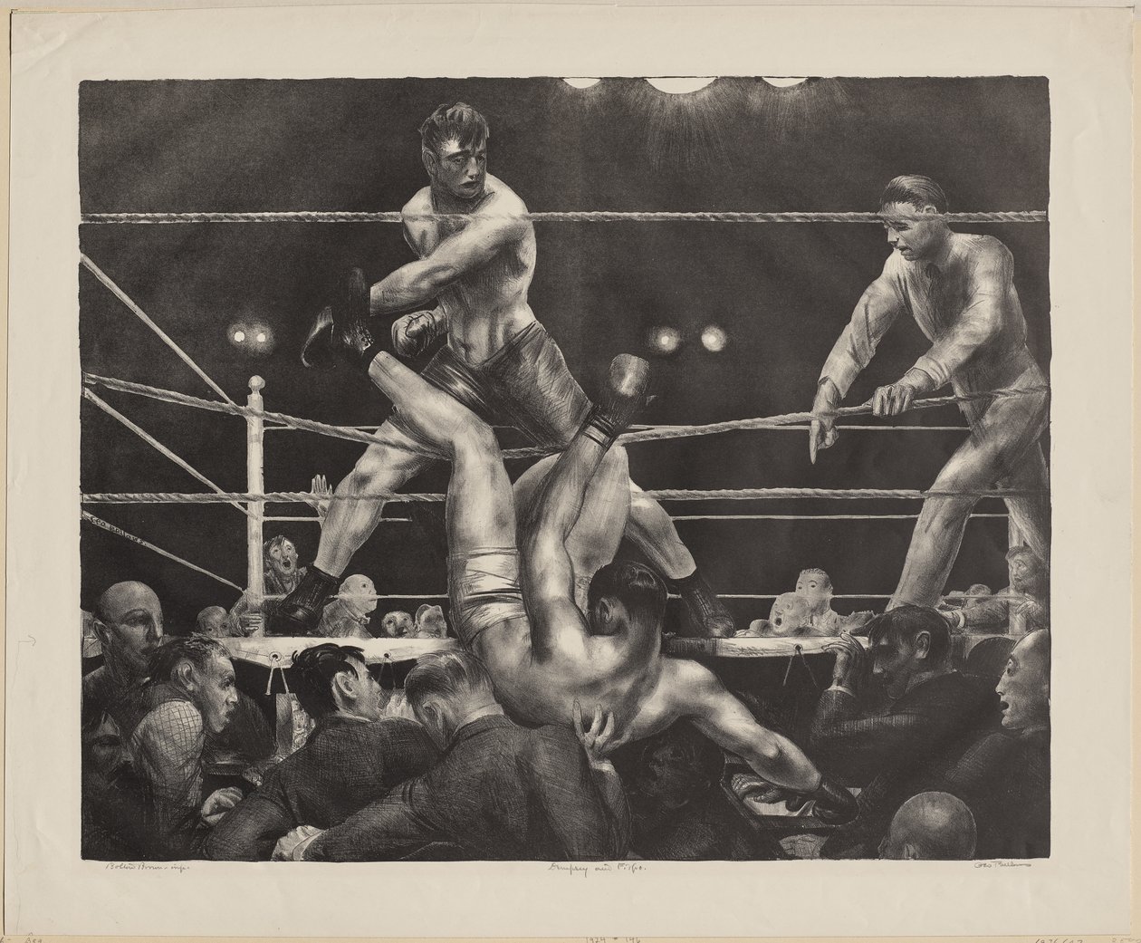 Dempsey y Firpo de George Bellows