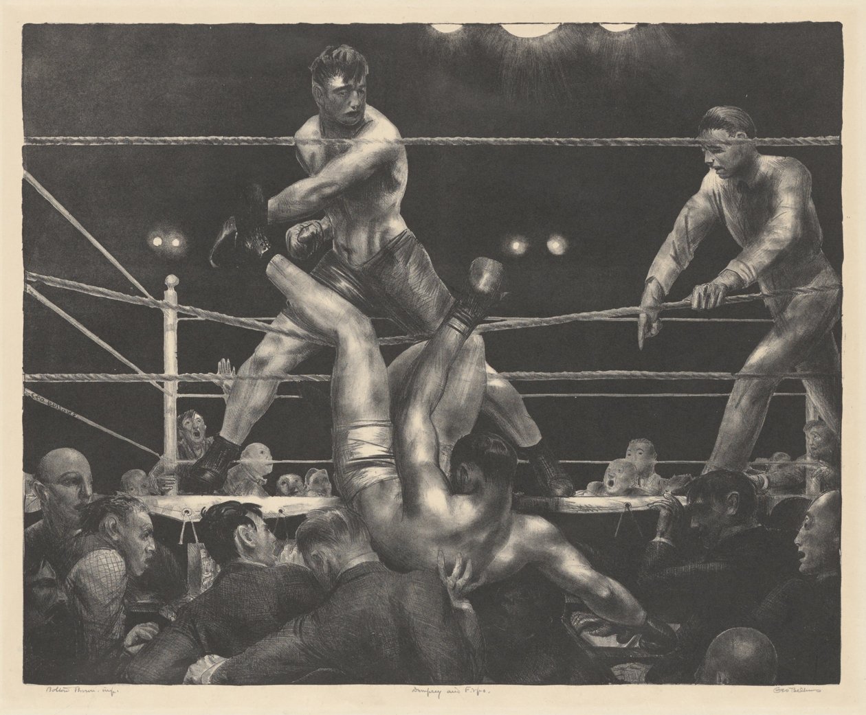 Dempsey y Firpo de George Bellows