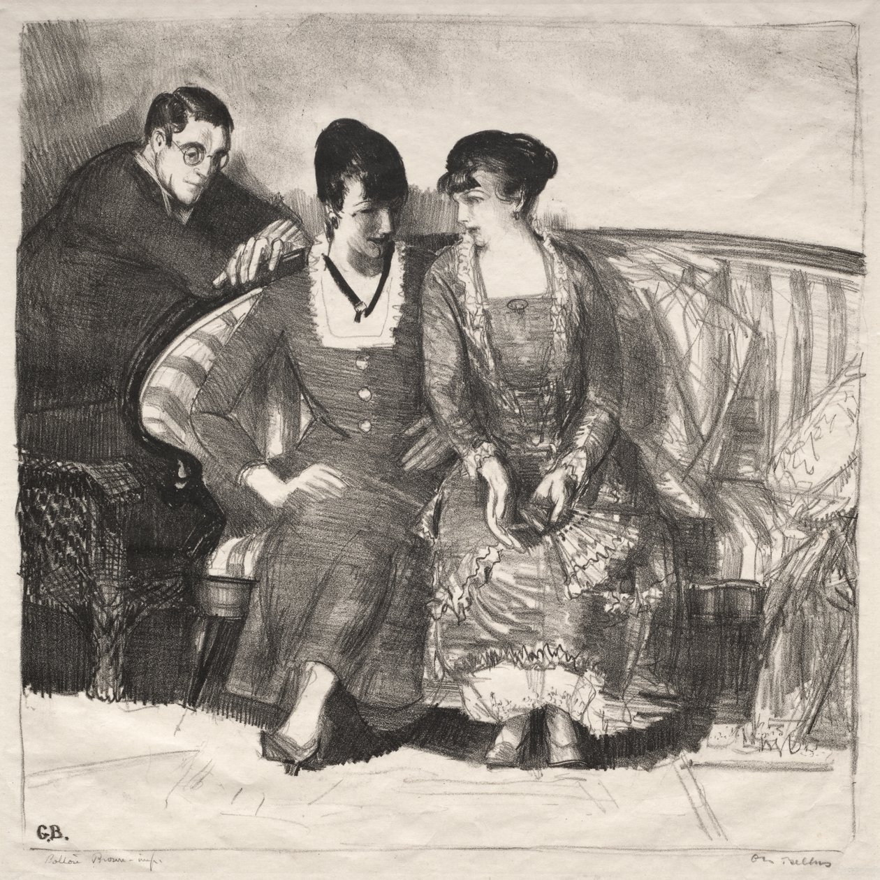 Emma, Elsie y Gene de George Bellows