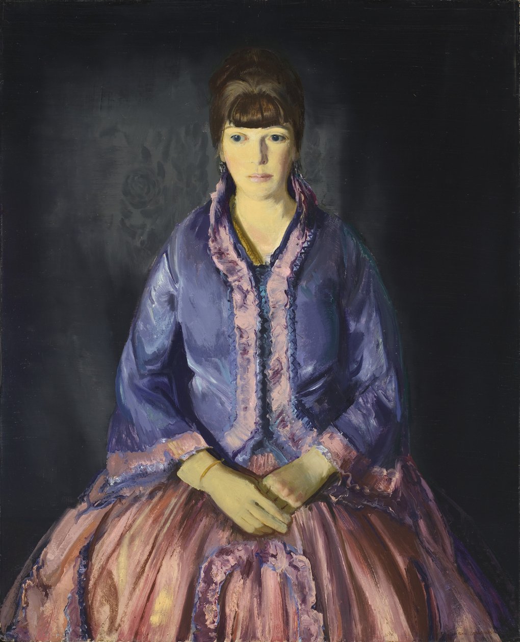 Emma con vestido morado de George Bellows