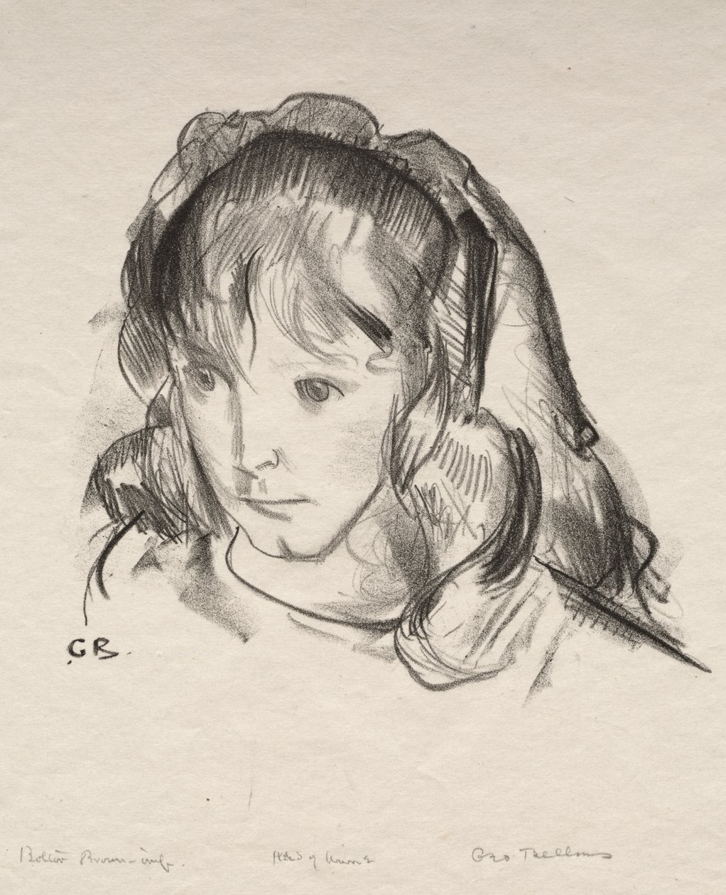 La cabeza de Anne de George Bellows
