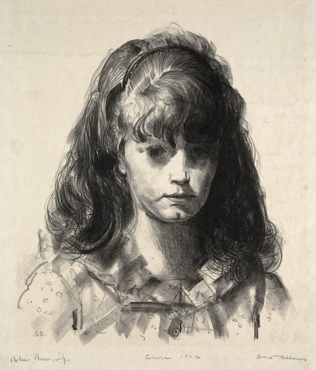 La cabeza de Anne de George Bellows