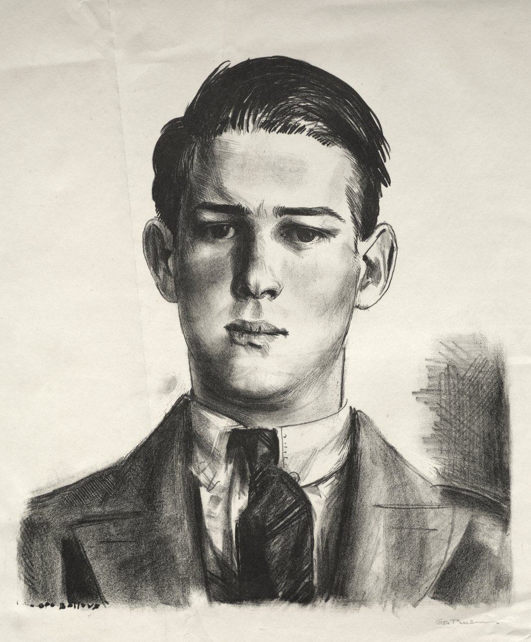 Estudio de cabeza de Gregory de George Bellows