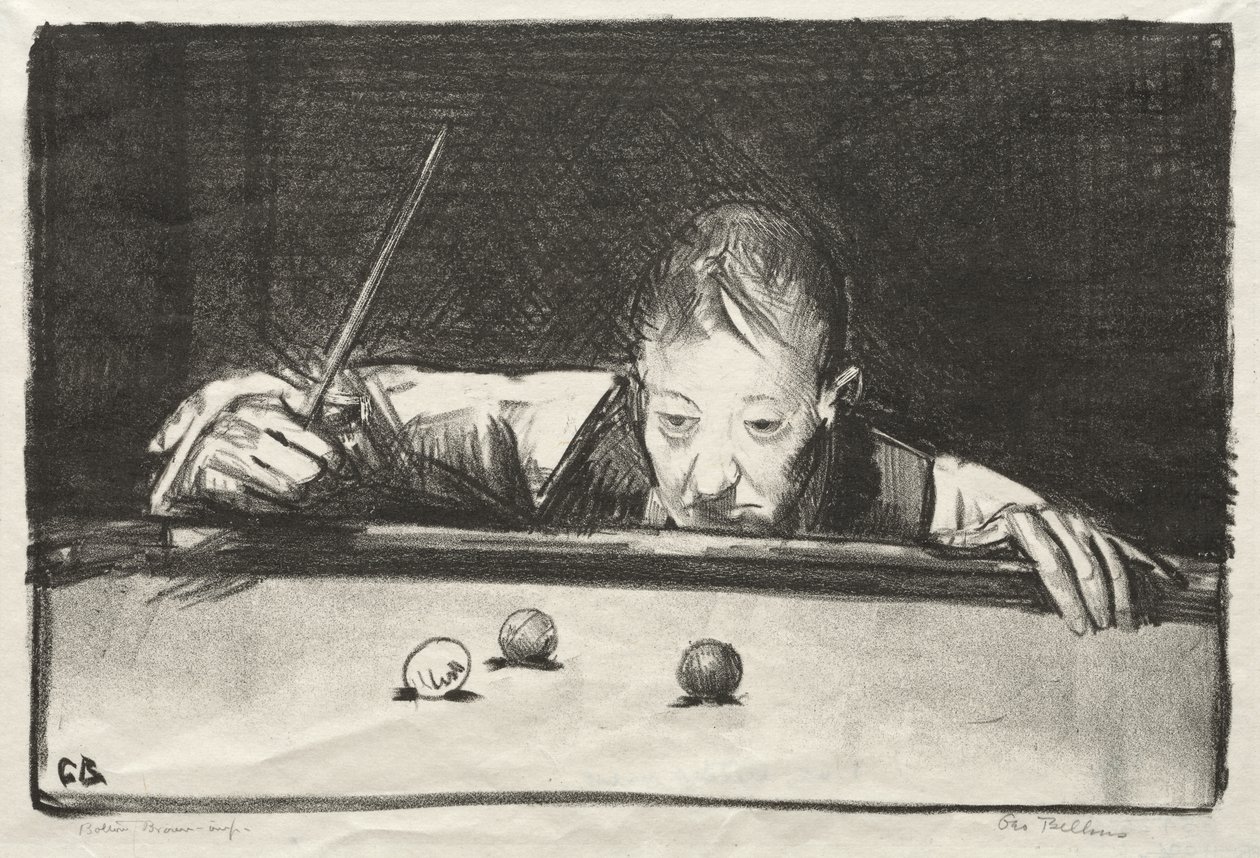 Atleta en interior de George Bellows