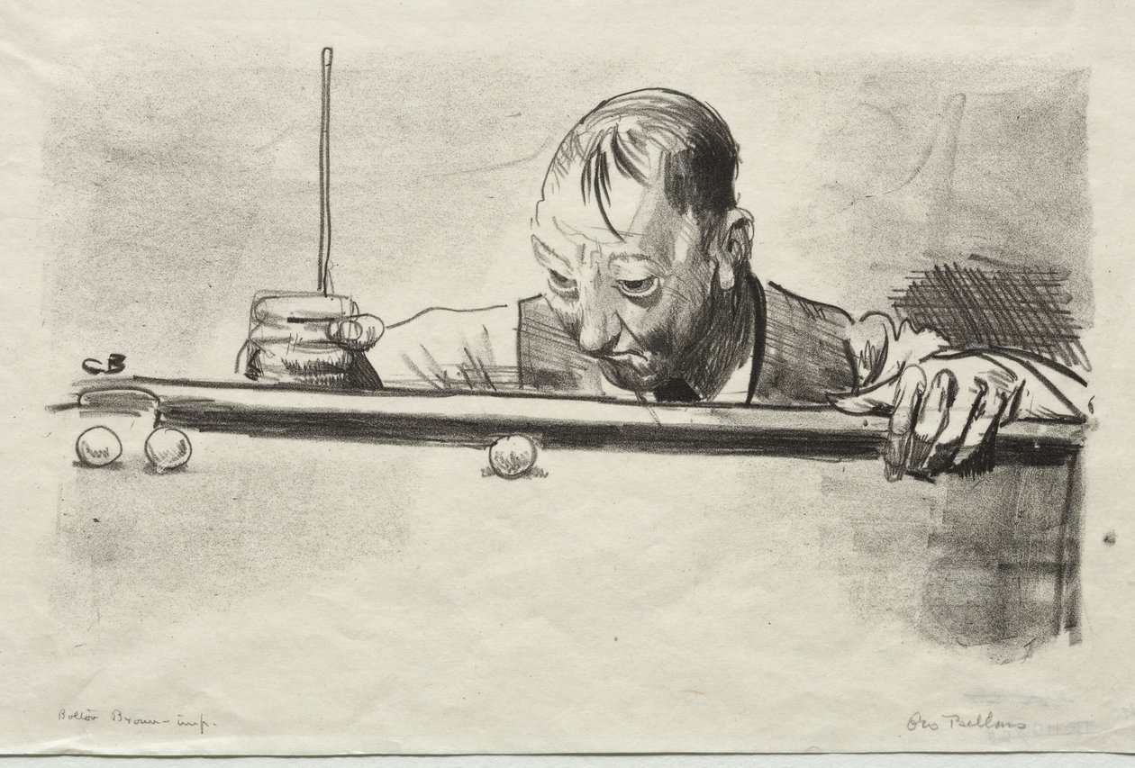 Atleta de interior, Segunda piedra de George Bellows