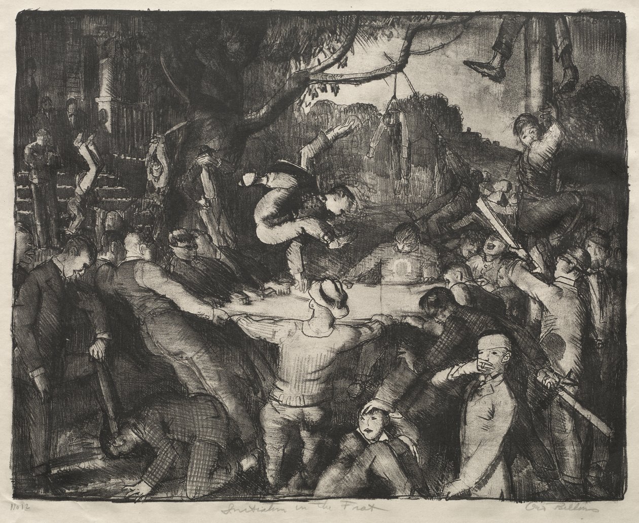 Iniciación en la fraternidad estudiantil de George Bellows