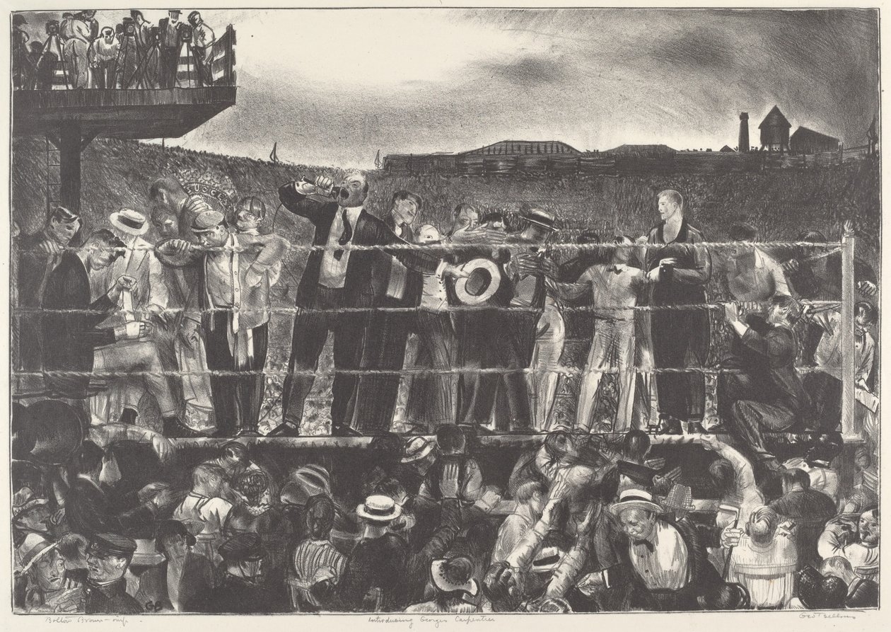 Presentando a Georges Carpentier de George Bellows