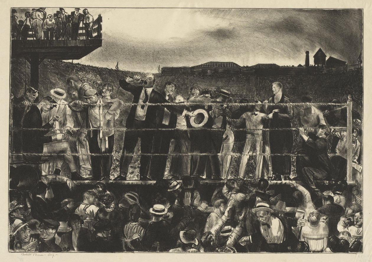 Presentamos a Georges Carpentier de George Bellows