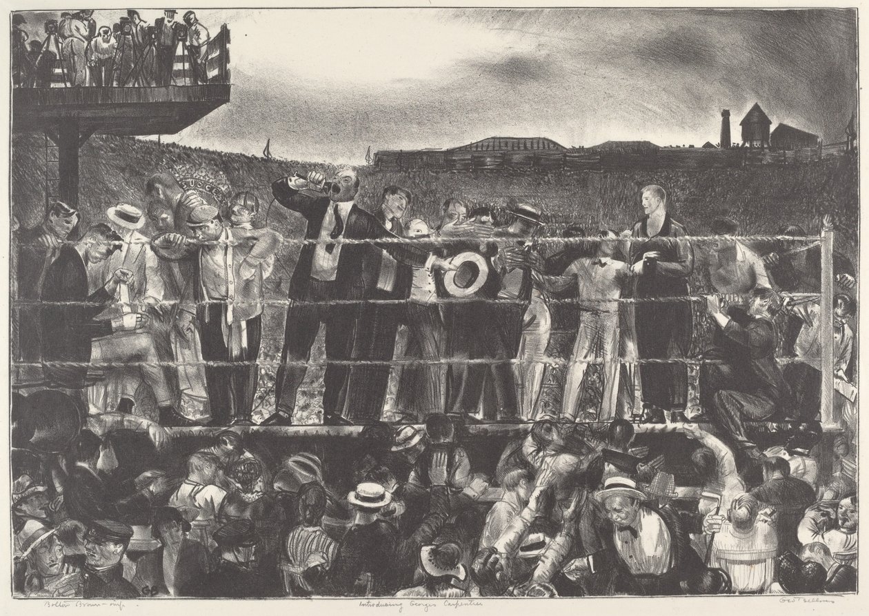 Presentación de Georges Carpentier de George Bellows