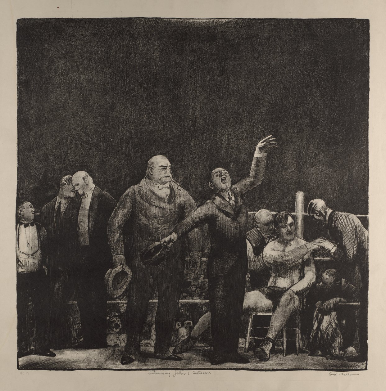 Presentamos a John L. Sullivan de George Bellows
