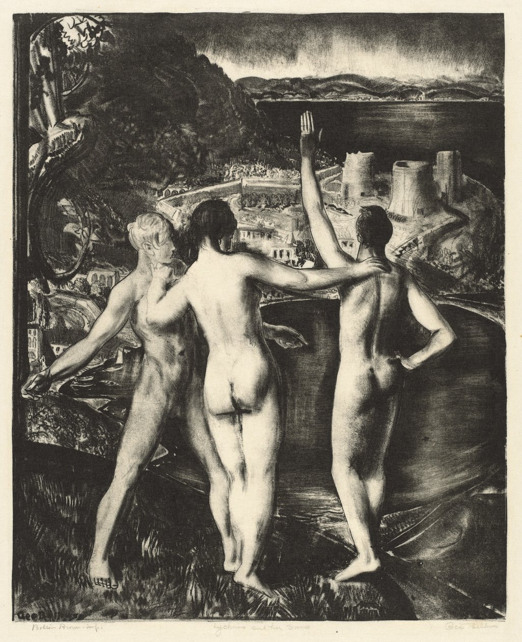 Lychnis y Sus Hijos de George Bellows
