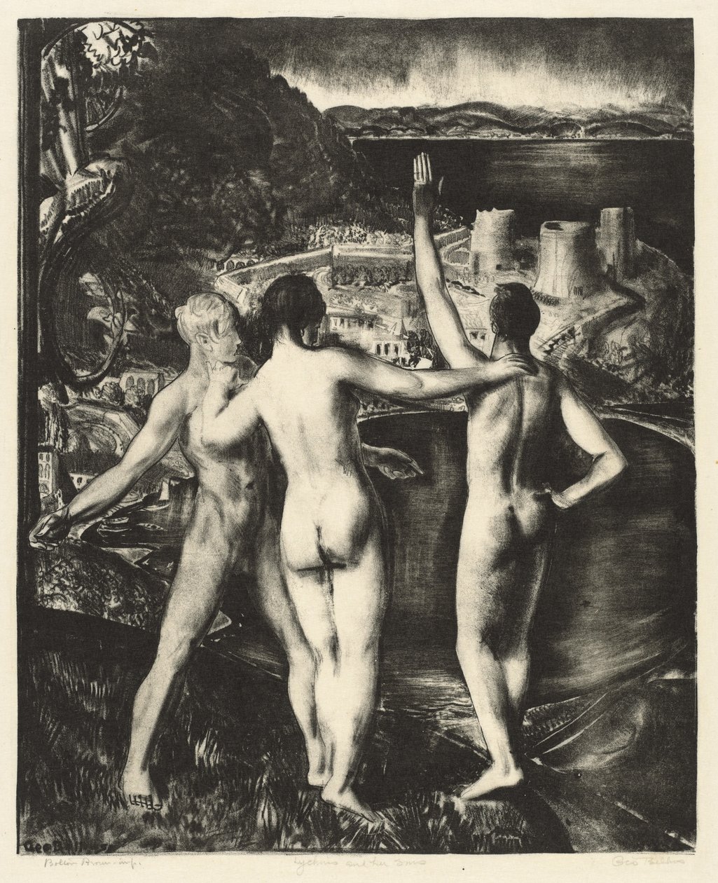 Lychnis y sus hijos de George Bellows