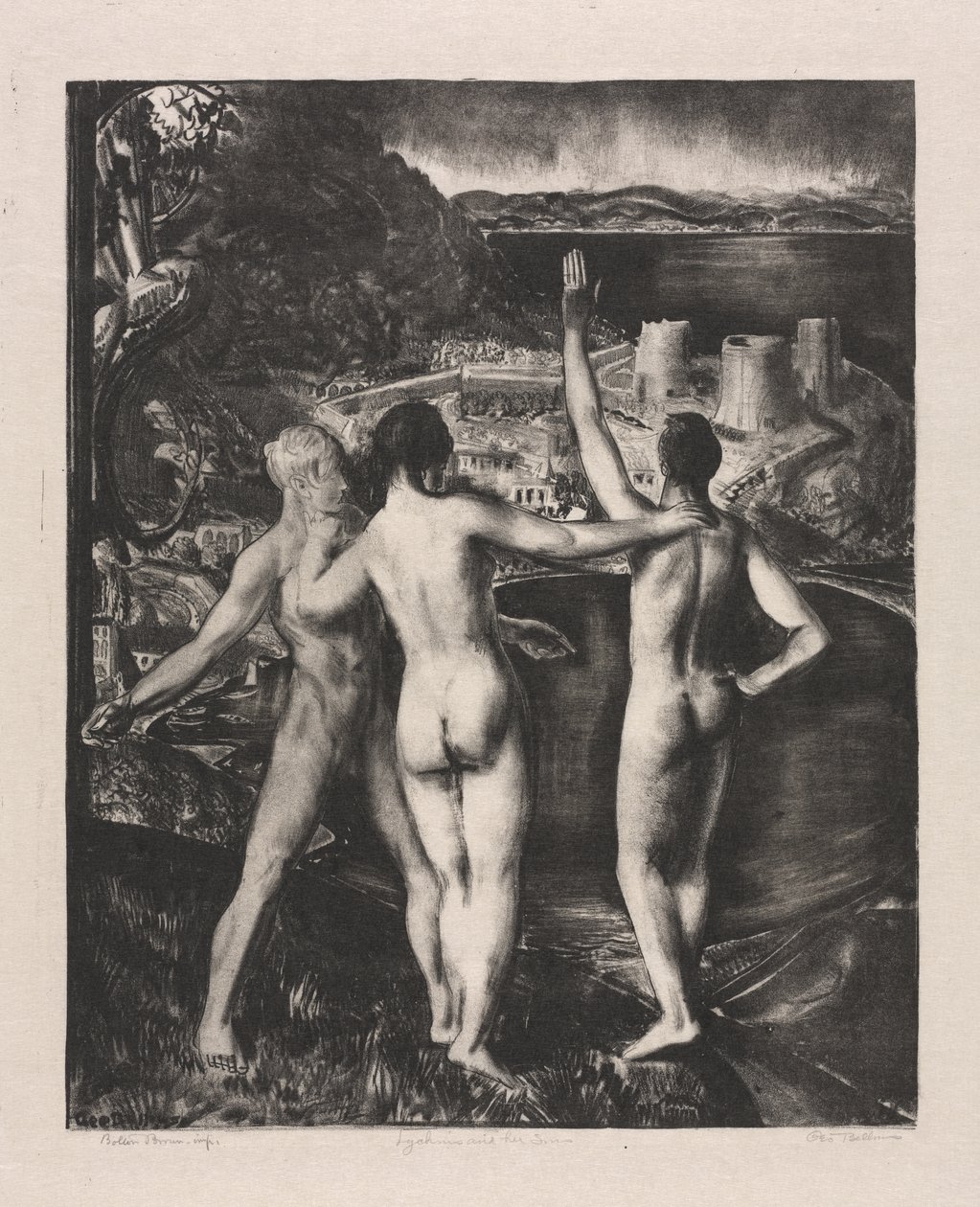 Lychnis y sus hijos de George Bellows